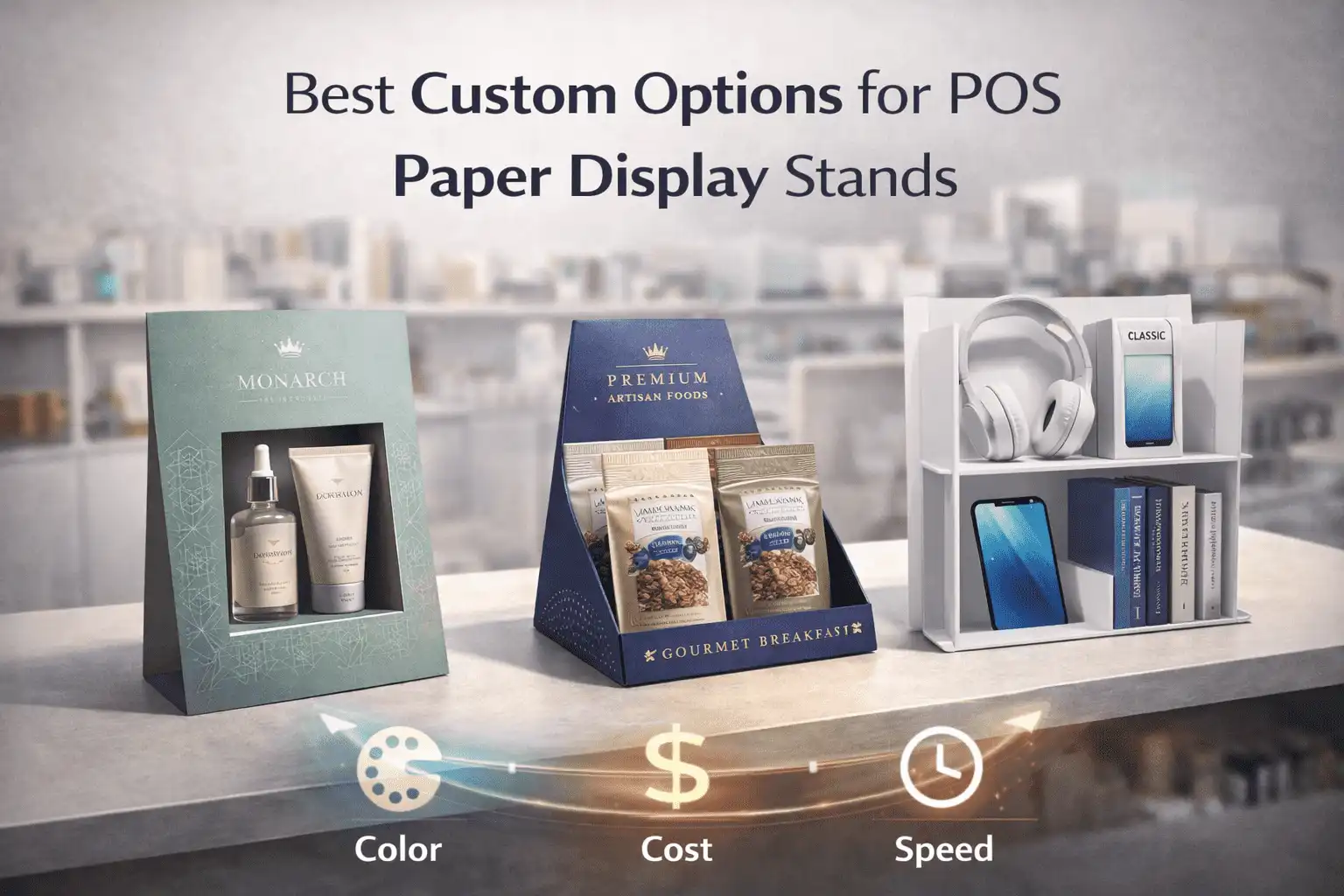 Best Custom Options for POS Paper Display Stands